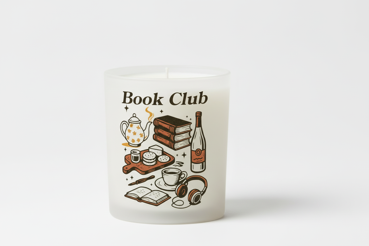 Book Club Reading Candle - Journal Venue