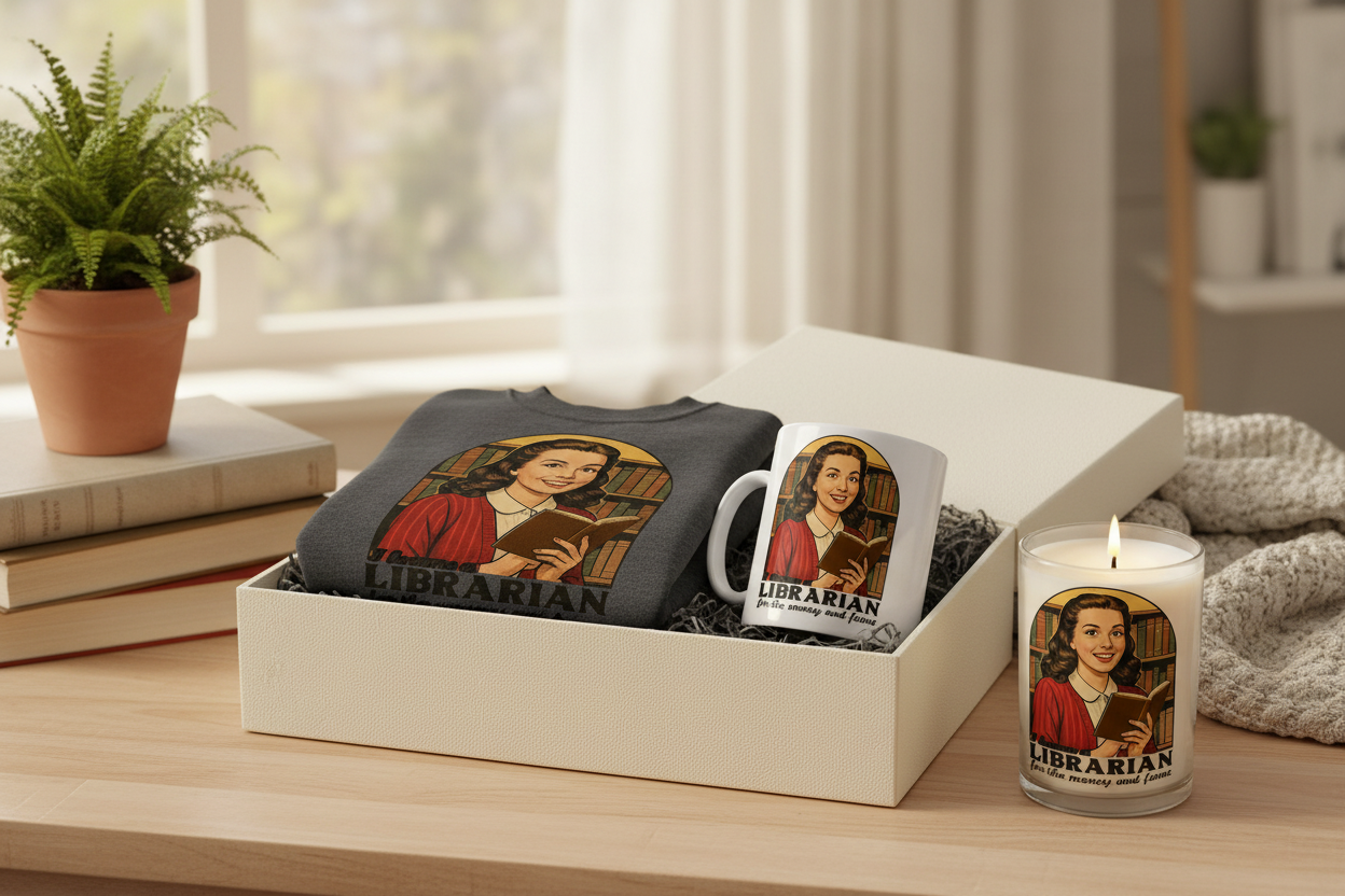Librarian Book Lover Gift Set - Journal Venue
