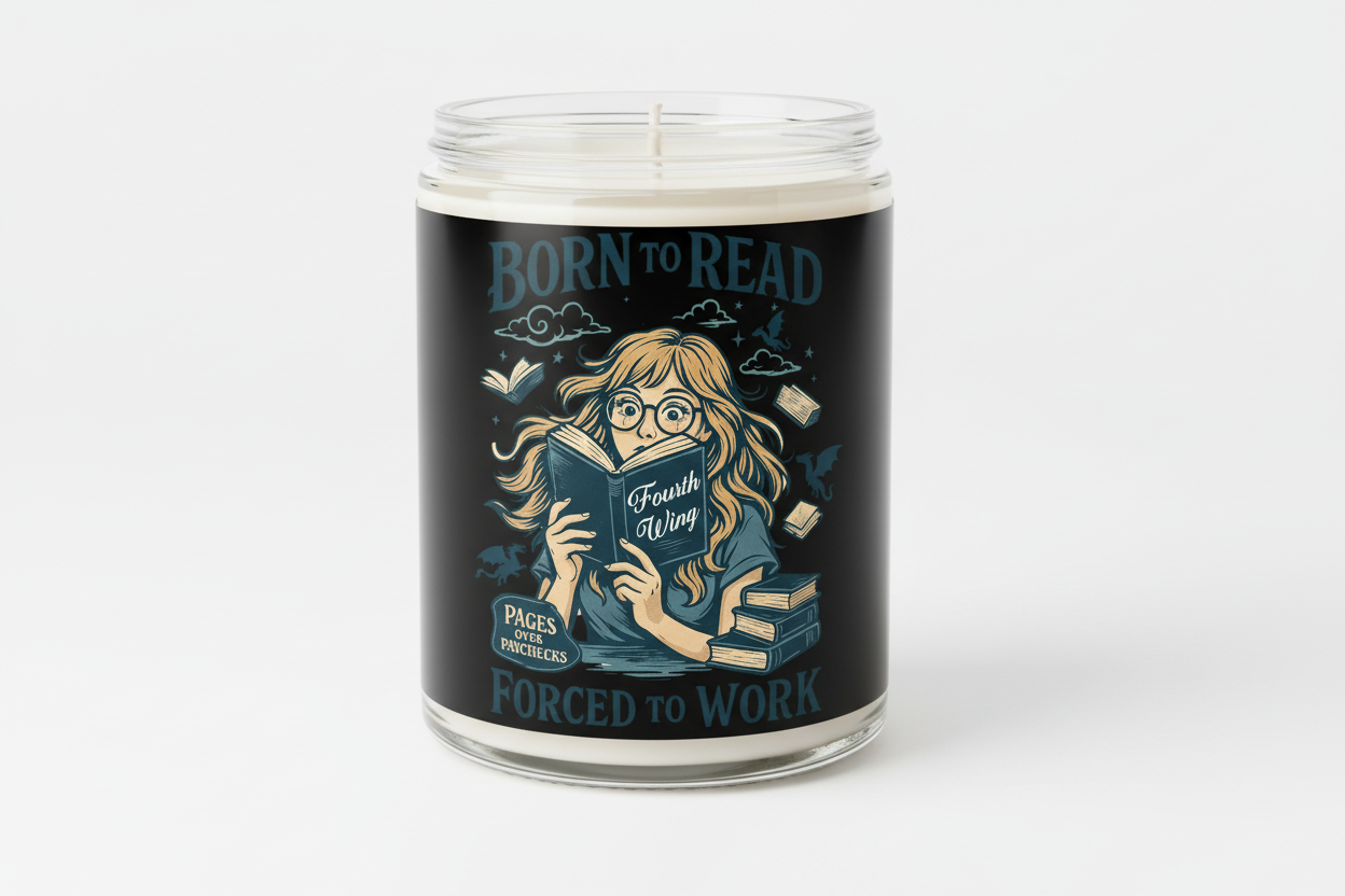 Born to Read Candle Gift -Journal Venue