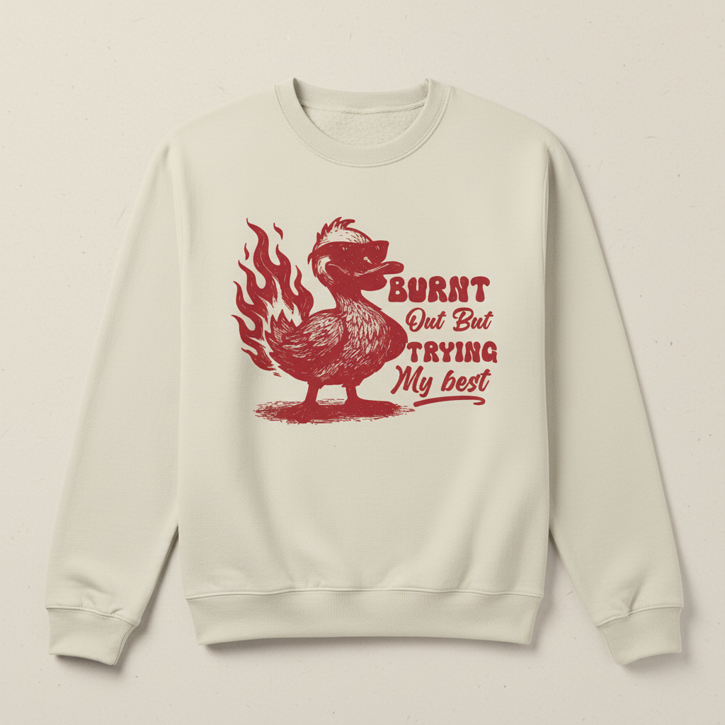 Cozy Burnt out Sweatshirt - Journal Venue