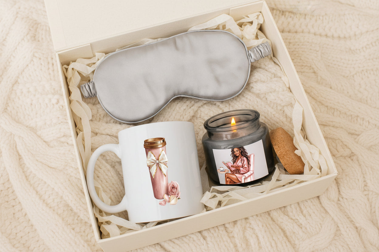 Cozy Reading Candle & Mug Gift Set - Journal Venue