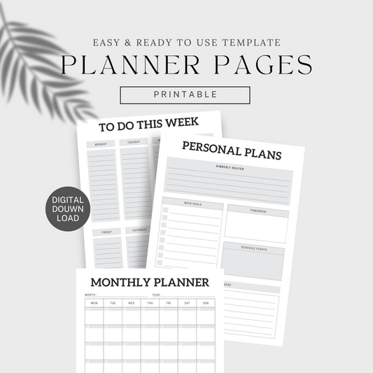 Ultimate Printable Planner Bundle - JOURNAL BUNDLE