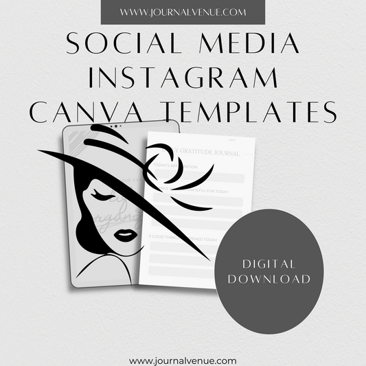 Social Media Instagram Canva Templates - JOURNAL VENUE