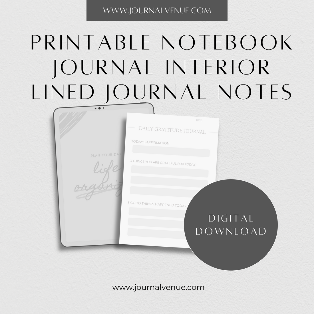 Printable Notebook Journal interior For Journaling - Luxurious ...
