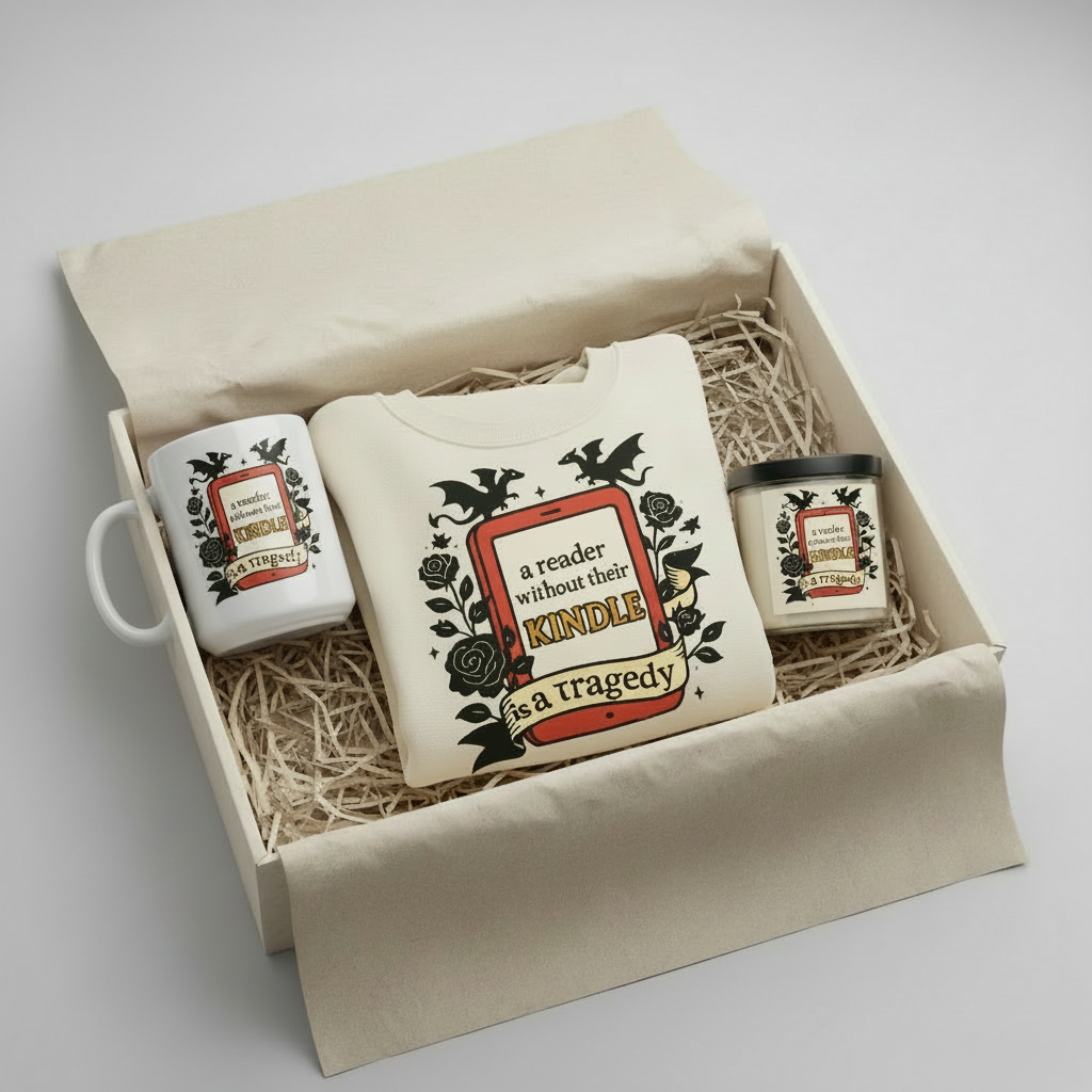 Reader Without Their Kindle Gift Set - Journal Venue