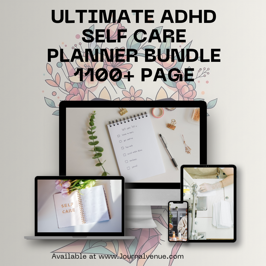 Ultimate ADHD Self Care Planner Bundle  - Journal Venue