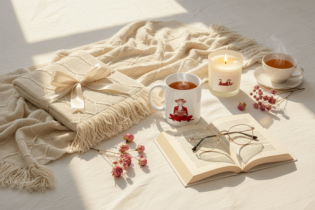 Bookish Gift Set – Flat Lay