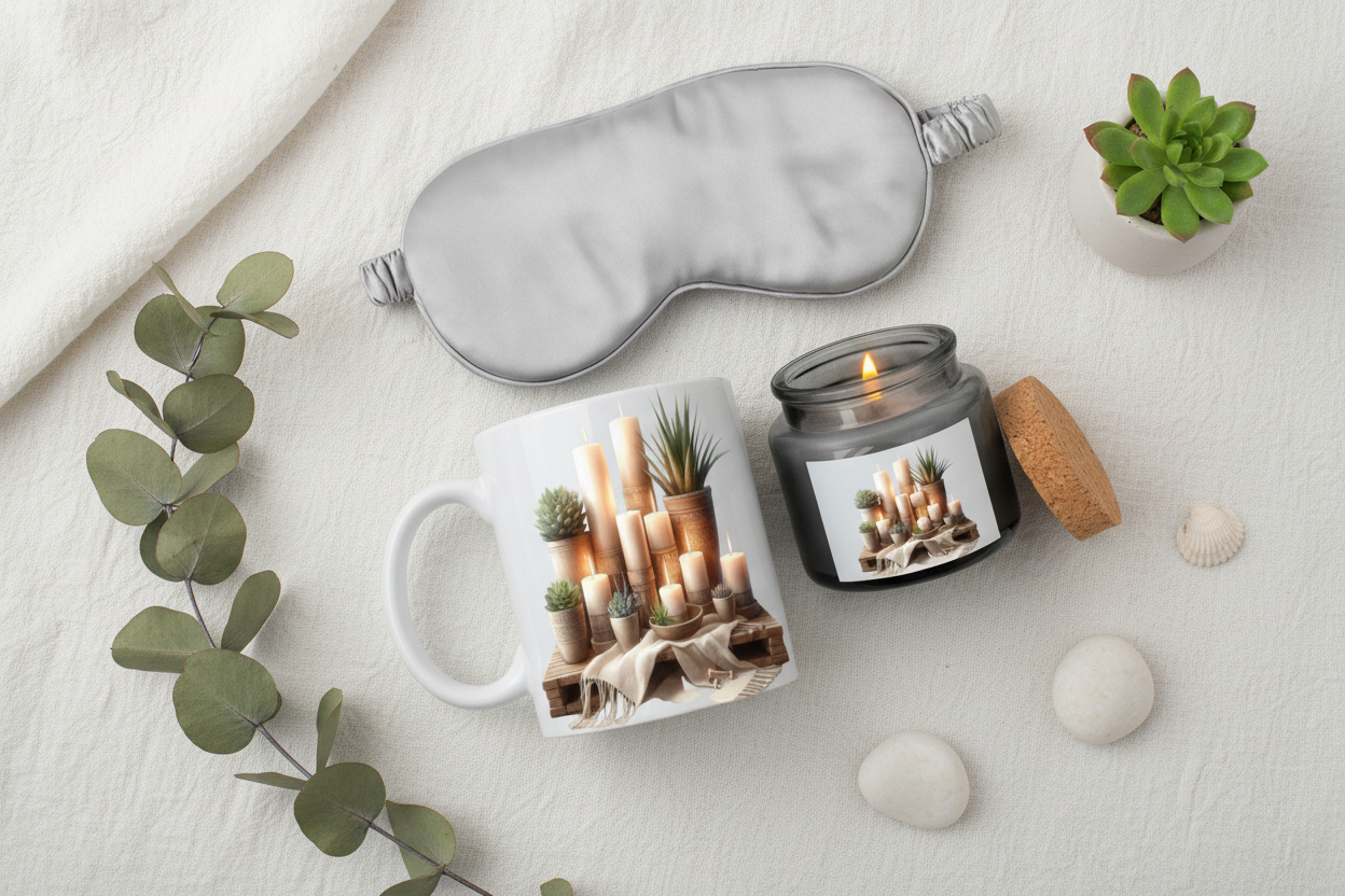 Cozy Home Gift Set – Flat Lay