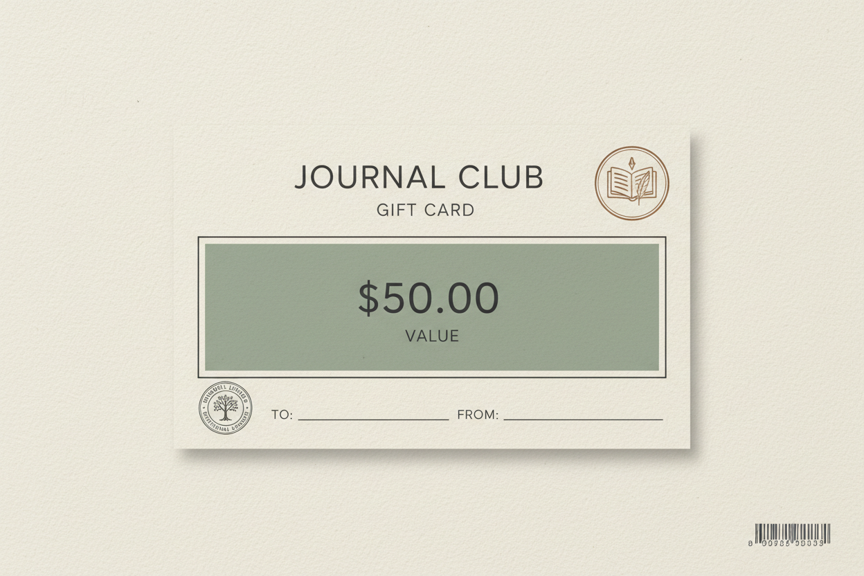 Journal Club Gift Card - Journal Venue