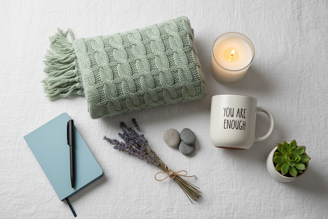 Mental Wellbeing – Flat Lay