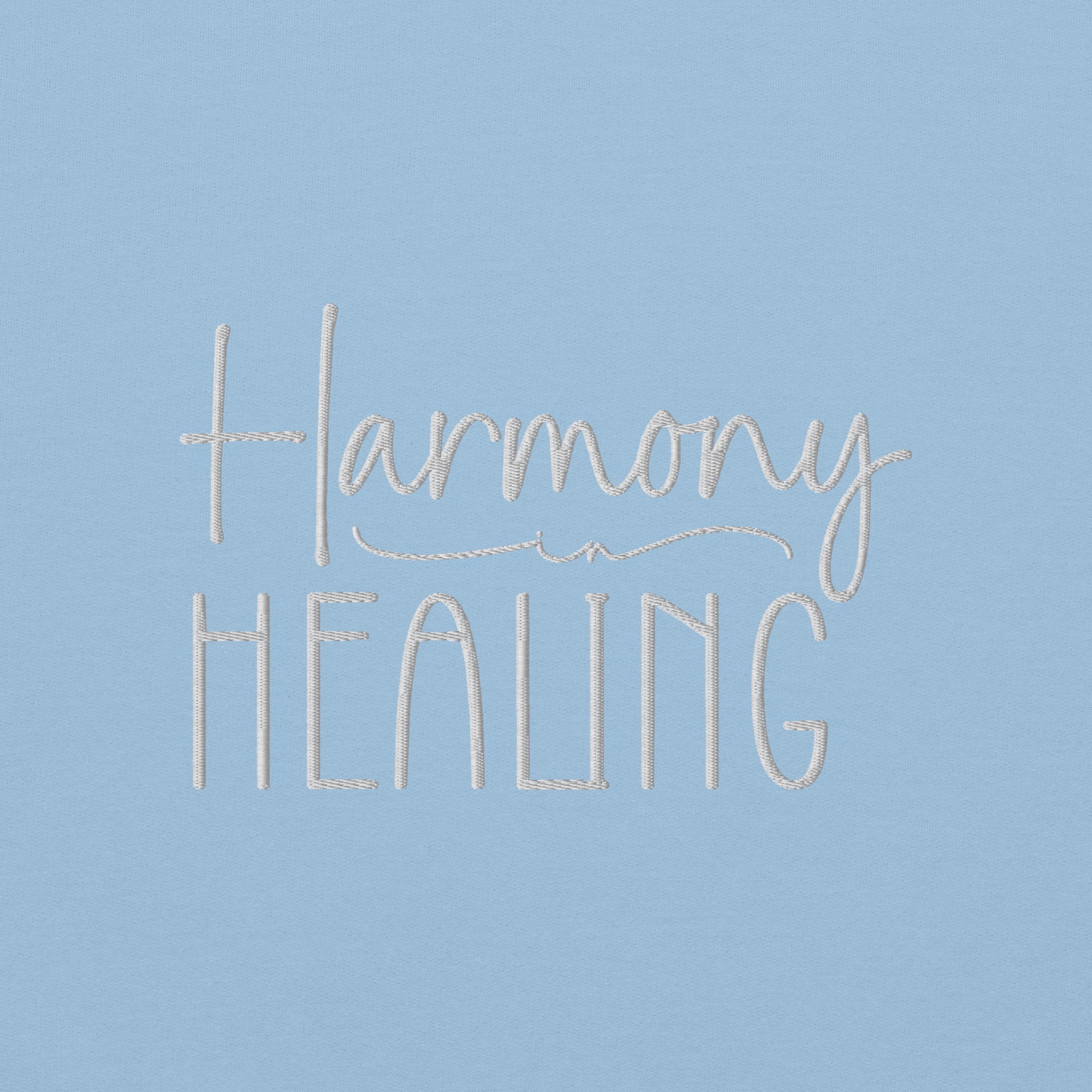 Harmony in Healing Embroidered Sweatshirt - JOURNAL VENUE