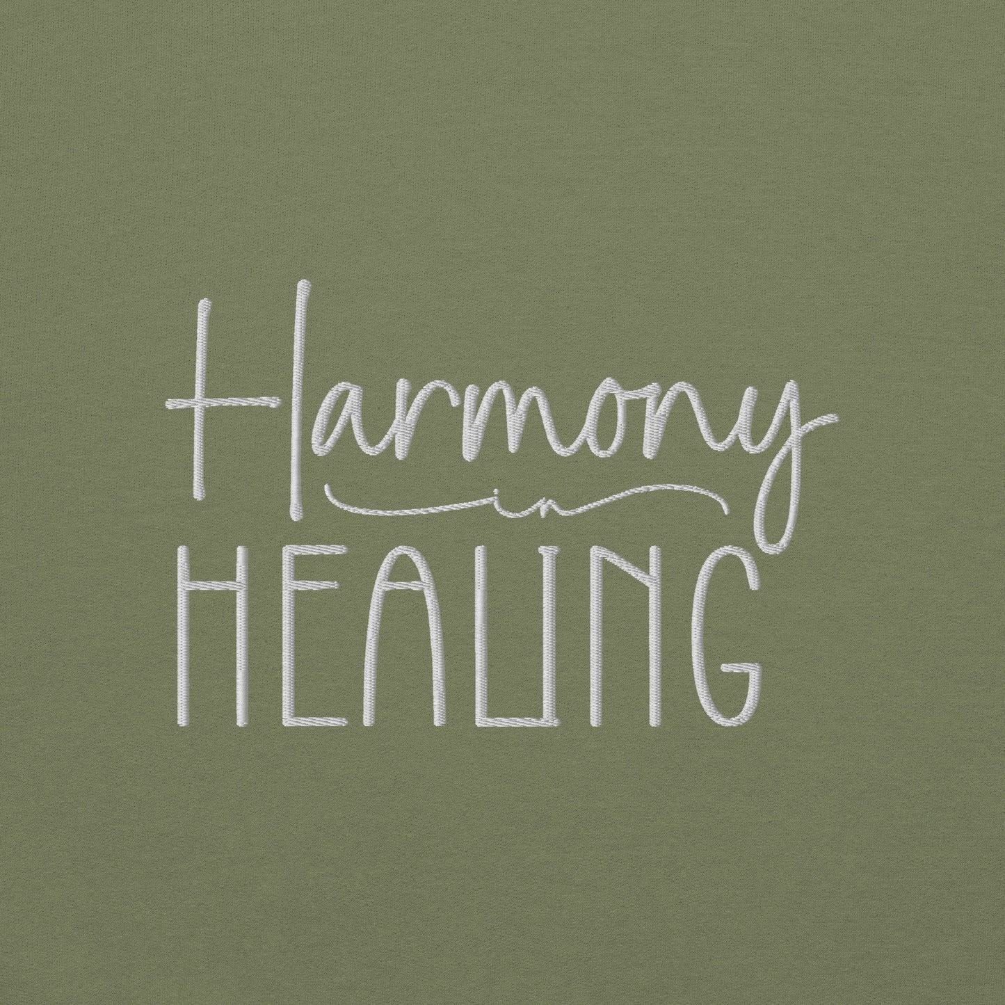 Harmony in Healing Embroidered Sweatshirt - JOURNAL VENUE