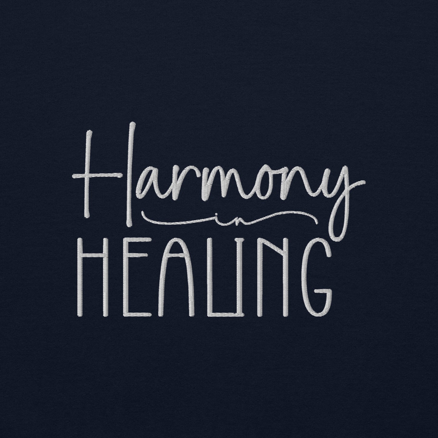 Harmony in Healing Embroidered Sweatshirt - JOURNAL VENUE