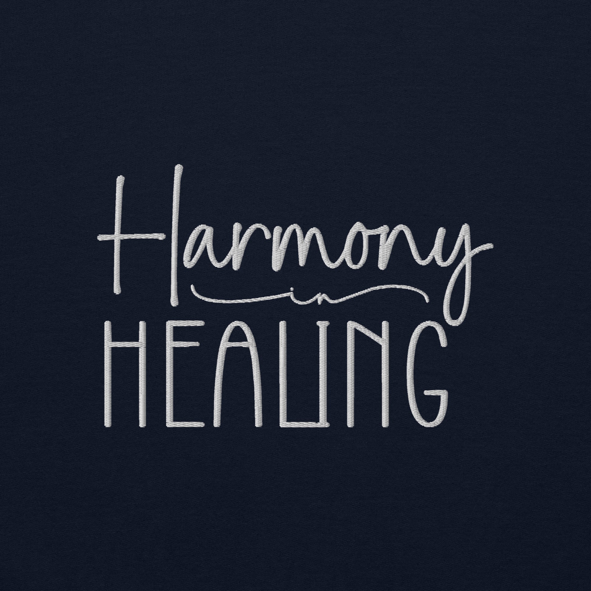 Harmony in Healing Embroidered Sweatshirt - JOURNAL VENUE