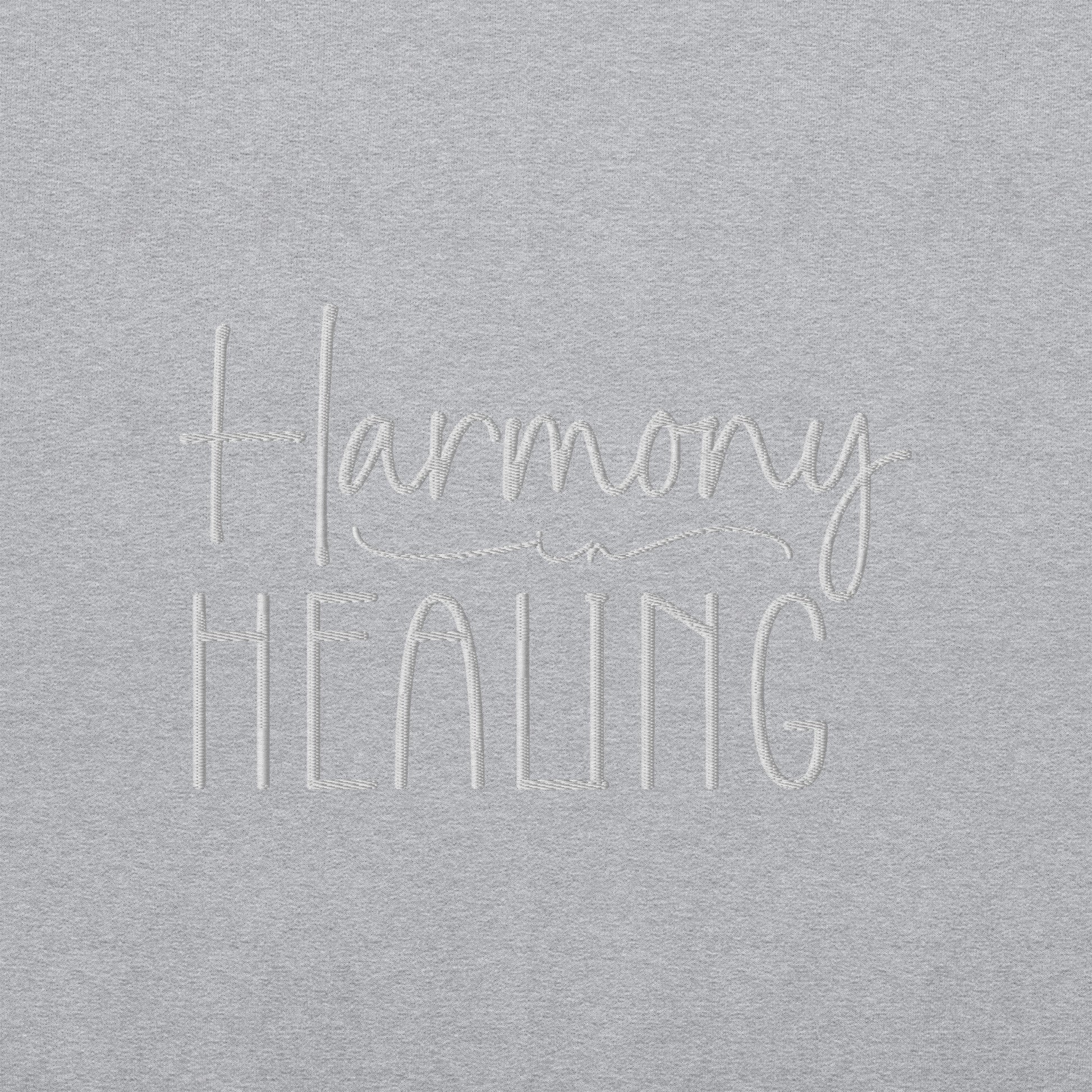 Harmony in Healing Embroidered Sweatshirt - JOURNAL VENUE